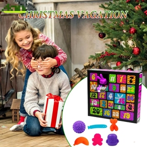 Caja Sorpresa de Adviento de Navidad 2024 de Alta Calidad con 24 Días de <span class=keywords><strong>Cuenta</strong></span> Regresiva, Mini Juguetes Antiestrés, Regalo Divertido para Niños en las Fiestas - Product Image 2