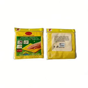 Erpsl Non Woven Cleaning Cloth 38x40cm 3pcs <b>Yellow</b> Multi Purpose <b>Duster</b> For Home Kitchen - Product Image 1