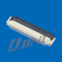 Prise de câble de connecteur FFC/FPC 0.5mm tiroir connexion inférieure extractible 4/8/10/20/30/40/54/60P pour application FPC