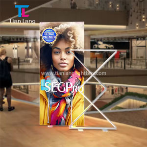 High Quality Durable 10x10 Aluminum SEG Backlit Display <b>Stand</b> <b>Backdrop</b> Trade Show Exhibition Booth Led Light Box - Product Image 4