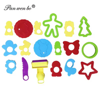 Kit de moules pour enfants en gros Ensemble d'outils de pâte à modeler Moules de jeu et outils Outils de bricolage pour la sculpture d'argile