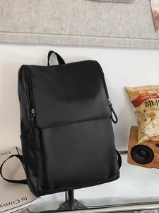 Mochila de Viaje de Gran Capacidad Personalizada al por Mayor, Mochilas Escolares Modernas de Color Sólido, Mochila Escolar Impermeable - Product Image 5