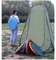 AIOIAI Tente de Douche et Toilettes Extérieures Portable pour Camping, Douche d'Intimité, Cabine de Change, Imperméable pour Randonnée et Plage