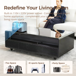 Primst <b>Fridge</b> Coffee Table 135l Tb135 Multifunction Living Room with Cooling Storage Tb135 1. 135l Large Capacity Dual Drawer - Product Image 6