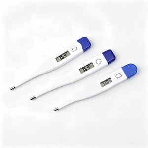 Thermomètre numérique réglable Celsius-Fahrenheit, thermomètre clinique numérique avec une précision de +/-0,2°C pour une utilisation buccale - Product Image 2