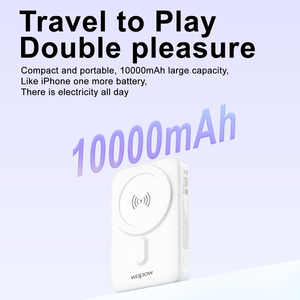 Banco de Energía Magnético Inalámbrico de 10000mAh, Carga Rápida de 15W, Cargador Portátil para Teléfono, <span class=keywords><strong>Batería</strong></span> <span class=keywords><strong>Externa</strong></span> para Uso Diario - Product Image 5