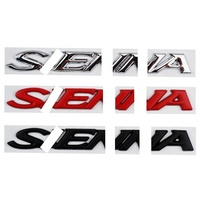 Badge métallique 3D - Convient aux voitures japonaises - Autocollant de logo pour porte arrière - Patch décoratif