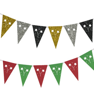 ธงประดับรูปสามเหลี่ยมแบบตัดกระดาษ DAMAI ของตกแต่งงานปาร์ตี้ งานคาร์นิวัล วันหยุด และงานเฉลิมฉลอง มีสินค้าพร้อมส่งจากโรงงานโดยตรง - Product Image 6