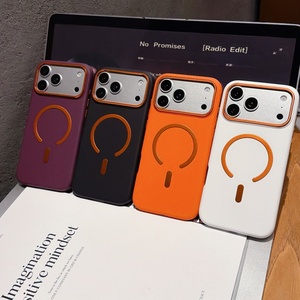 Wholesale Matte Magnetic Cell Phone <b>Case</b> for iPhone 17 14 15 16 Pro Max <b>Wireless</b> <b>Charging</b> Shockproof Protective Back Cover - Product Image 2