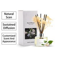 Diffuseur de parfum en rotin de luxe, personnalisé pour la maison, nouveau diffuseur de parfum, huile essentielle naturelle, diffuseur de parfum aux fleurs