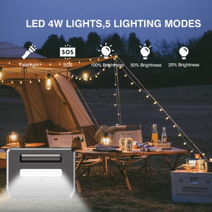 Estación de Energía Portátil Senci 300W 600W 268Wh, Batería de Respaldo para Camping, Senderismo, Hogar y Jardín, Estación de Energía Portátil SC-600 - Product Image 3