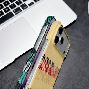 Funda Magnética de Fibra de Carbono para Teléfono Móvil, Compatible con iPhone 17 Air 16 15 Pro Max Ultra, Diseño Magnético TechWoven con Doble Cubierta Trasera - Product Image 6