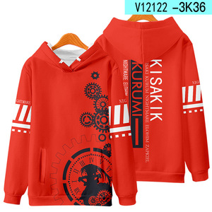 ชุดคอสเพลย์อนิเมะพิมพ์ลายสีดำมีฮู้ดสำหรับผู้ชายผู้หญิง tokisaki <span class=keywords><strong>kurumi</strong></span>/nightmarel - Product Image 3