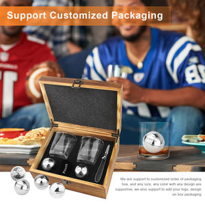 Herbruikbare Golf-Ijsblokjes En Basketbal-Koelstenen En Roestvrijstalen Honkbalijsblokjes En Rugby-Whiskysteen Als Cadeau - Product Image 6