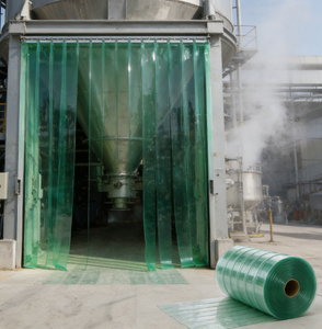Cortina Resistente al Calor de PVC Ignífugo Certificado BOTHWIN M2, Corte Suave, para Torre de Secado por Aspersión Industrial - Product Image 1