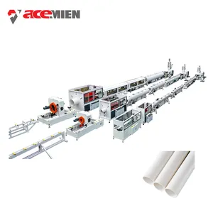 maquina extrusora de plastico precio Vertical SJSZ-80/156 conical twin screw extruder plastic PVC PPRC pipe make machine