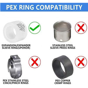 وصلة نحاسية AVONFLOW طراز F1960 X، كوع نحاسي خالٍ من الرصاص لتركيبات السباكة PEX - Product Image 6