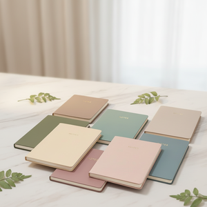 New Classic A5 PU <strong>Leather</strong> Notebook Office School Soft Cover <strong>Notepad</strong> with Line Grid Blank Paper Sheets Stationery Customize logo - Product Image 1