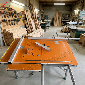 <span class=keywords><strong>Table</strong></span> de travail multifonctionnelle pour le travail du bois, 2200 mm de long, avec système de levage inversé, <span class=keywords><strong>rail</strong></span> de guidage pliable et établi coulissant pour le travail du bois - Product Image 4