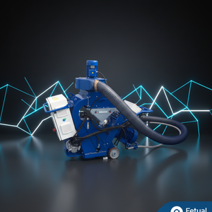 Sabbiatrice Mobile Elettrica ROVAN 500E con Controllo PLC per Decalcificazione/Rimozione Rivestimenti su Superfici in Acciaio, Robusta, <span class=keywords><strong>Dimensioni</strong></span> Personalizzabili, Facile da Usare - Product Image 1