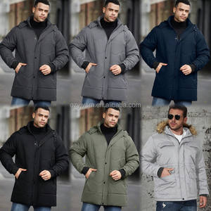 Gran oferta 2025, novedad de invierno, chaqueta de plumón de <span class=keywords><strong>ganso</strong></span> de alta calidad con capucha y cálida, chaqueta de plumón medio largo, chaqueta de tendencia, <span class=keywords><strong>ropa</strong></span> de pan para <span class=keywords><strong>hombre</strong></span> - Product Image 3