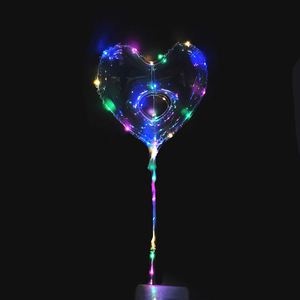 Neon Glo Decorativos San Valentin De Luz ha guidato Al poor Mayor Luces Globos Fiesta Porta Globos Con Luz - Product Image 2