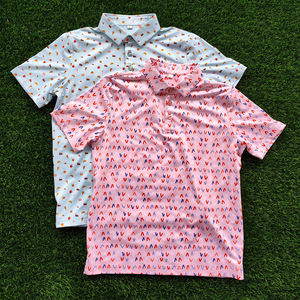 Qualité de <span class=keywords><strong>marque</strong></span> personnalisée, logo brodé, garçons T-shirts d'été, impression par sublimation, tennis, golf, polos pour enfants - Product Image 3