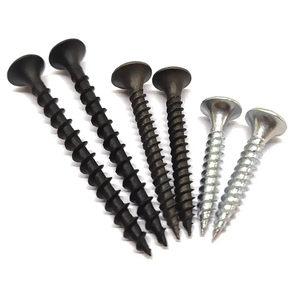 Jeu de <span class=keywords><strong>vis</strong></span> à cloison sèche M5 de Chine <span class=keywords><strong>vis</strong></span> auto-perceuses sans tête fraisée au phosphore DIN standard métrique zingué noir - Product Image 3