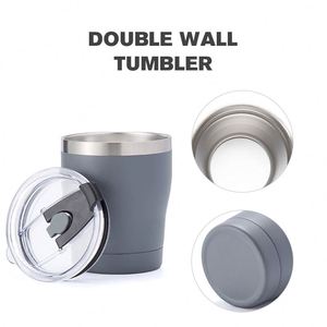 12oz Insulated Stainless Steel Coffee Tumbler, <b>Double</b> <b>Wall</b> Vacuum Travel <b>Mug</b> with Sliding Lid, Reusable Leak Proof Cup for Car - Product Image 5