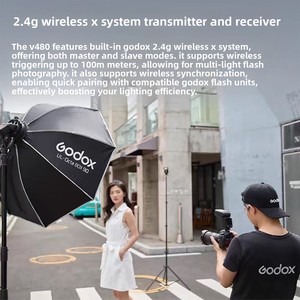 แฟลชติดกล้อง Godox V480 V1mid หน้าจอสัมผัส สำหรับกล้องฟูจิ/รองรับการซิงค์ความเร็วสูง พกพาสะดวก เหมาะสำหรับถ่ายภาพบุคคลและงานแต่งงาน - Product Image 4