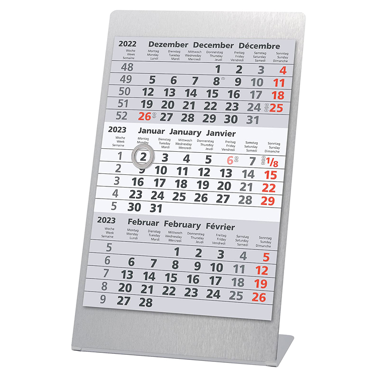 Календарь на 3 месяца, магнитный календарь, запись, дневник, боковой перфоратор, настольная подставка, календарь, магнитный календарь из нержавеющей стали, настольный календарь