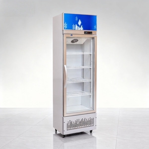 Réfrigérateur vertical de présentation pour boissons de magasin de proximité, avec porte vitrée, sans givre, à refroidissement direct par ventilateur, pour bières et boissons - Product Image 6
