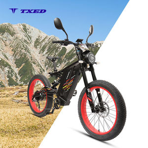 Motocicleta Eléctrica Híbrida de Alta Velocidad con Motor sin Escobillas de 52V 1200W, Doble Batería, 9 Velocidades y Amortiguador Trasero - Product Image 1
