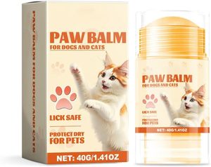 Balsamo per <span class=keywords><strong>Zampe</strong></span> di Animali Domestici Sicuro da Lasciare in Bocca, al Miele, Idratante Curativo per Cuscinetti Secchi e Screpolati, Muso, Gomiti, per Cani e Gatti, Completamente Naturale - Product Image 1