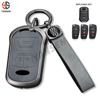 Casing kunci mobil untuk Chery Tiggo 2 3 5 5X 4 8 Glx 7 2019 2020 2021 ARRIZO7 E3 E5 A3 A5 gantungan kunci aksesori sampul pelindung tanpa kunci