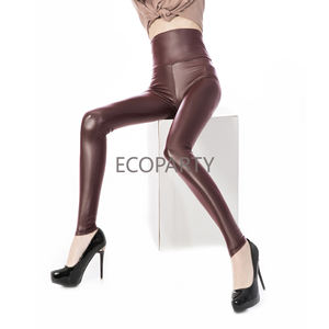Vente en Gros Extra Long Taille Haute Meilleur Leggings en Faux <span class=keywords><strong>Cuir</strong></span> pour Femmes - Product Image 4