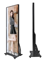 Ad alta definizione Indoor RGB P1.86 IC LED Poster Display Video intelligente per Business & Airport per appendere in piedi uso Self-Service
