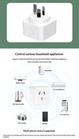 Prise intelligente WiFi Tuya, norme AU NZ, 16A, avec moniteur de puissance, minuterie, contrôle à distance, double relais, prise en charge du micrologiciel ESP8685, OEM