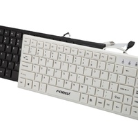 FV65S Wired Laptop Mini Chocolate Office Keyboard Keycaps Fashion Lightweight Thin Metal Typing Wholesale