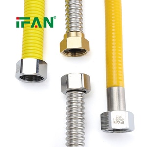 Tubo Corrugado de Acero Inoxidable IFAN, Conexión para Cocina ISO 9001, Manguera de <span class=keywords><strong>Gas</strong></span> <span class=keywords><strong>Flexible</strong></span> con Rosca Hembra de 3/4 - Product Image 4
