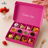 Boîte à muffins et cupcakes personnalisée en gros, 12 emplacements, avec fenêtre transparente et inserts, pour anniversaires, fêtes, fournitures de boulangerie, emballage