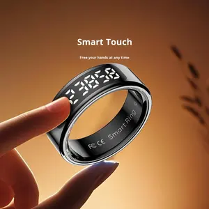 Cincin Pintar Digital dengan Penghitung Langkah, Kontrol Jarak Jauh, Sensor Detak Jantung, Sensor Oksigen Darah, Pemantau Tidur dan Olahraga, Tahan Air 5 ATM - Product Image 3
