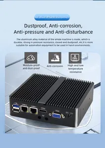 VINCANWO NANO-CELERON Mini Industrial PC High Quality Customizable Computer With SSD HD Interface And UK Plug Used Hospital PC