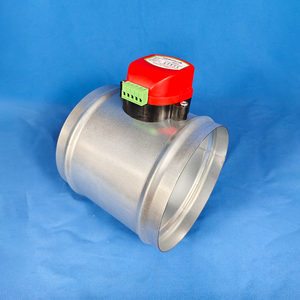 Contrôleur de débit d'air de marque Endian, en acier inoxydable industriel, à commande électrique, motorisé, pour la régulation de l'air, design graphique - Product Image 4