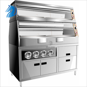 <span class=keywords><strong>Restaurante</strong></span>/equipo de cocina el escaparate de mesa de trabajo de acero inoxidable <span class=keywords><strong>centro</strong></span> de la isla de la máquina - Product Image 1