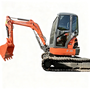 Excavator3.5Tons ตีนตะขาบขนาดเล็ก Kubota U-35มือสอง Kubota เครื่องจักรก่อสร้างผลิตในญี่ปุ่น U-35รถขุดตีนตะขาบ - Product Image 1