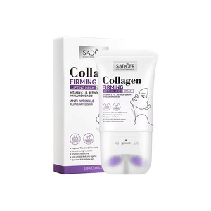 Crema de Colágeno para Cuello y Pecho, No Grasa, Reafirmante y Lifting Instantáneo, con Rodillo para Piel Flácida y Líneas Finas - Product Image 1