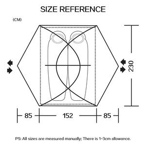 Venta caliente Buena calidad Fácil de llevar Tiendas de campaña resistentes al agua de poliéster <span class=keywords><strong>Camping</strong></span> al aire libre 2 personas - Product Image 5