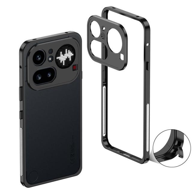 For Realme C61 Brushed Texture Carbon Fiber TPU Phone Case