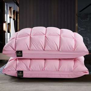 Oreiller de luxe Hilton 48x74cm en gros, oreiller en duvet de <span class=keywords><strong>Paris</strong></span> Bread Grid Hilton, 1000g - Product Image 3